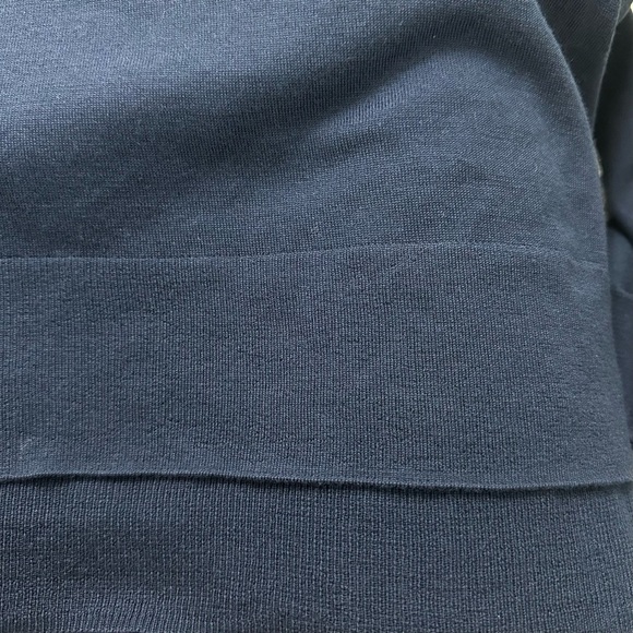 J. Crew Blue Merino Wool Sweater Navy Blue Size Small Long Sleeves EUC - Picture 6 of 10